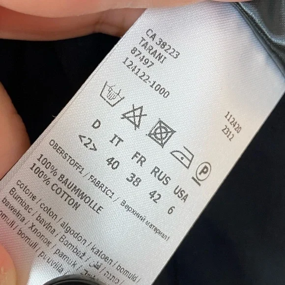 DRYKORN for Beautiful People Tarani Contemporary Cotton Shirt Dress in BLACK - Picture 3 of 10